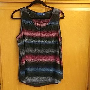 NWOT, APT. 9, Sleeveless blouse, Sz. L